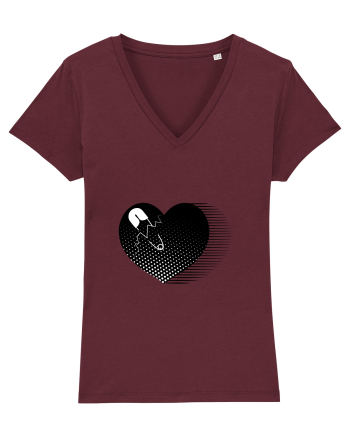 Inima neagra Burgundy