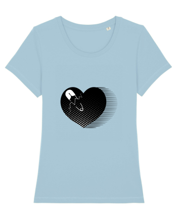 Inima neagra Sky Blue