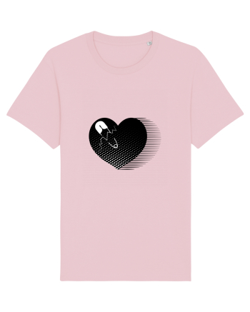 Inima neagra Cotton Pink