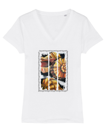 Pictura cu scoici  White