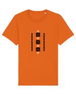 Motiv Traditional vertical Tricou mânecă scurtă Unisex Rocker
