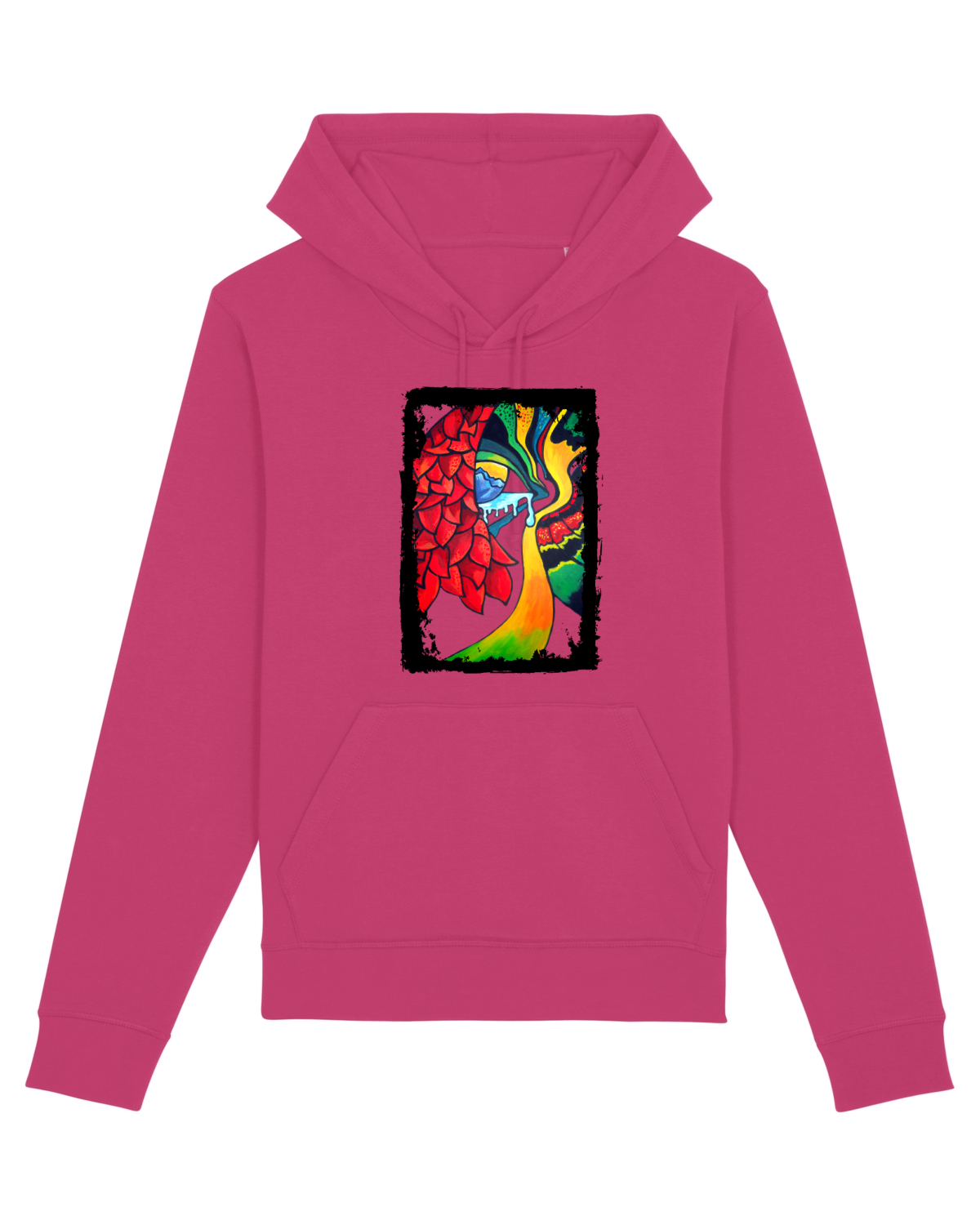 Hanorac Unisex Drummer Raspberry
