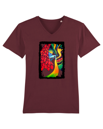Tablou Abstract Burgundy