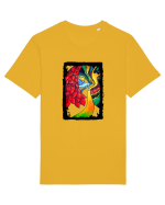 Tablou Abstract Tricou mânecă scurtă Unisex Rocker