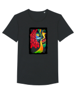 Tablou Abstract Tricou mânecă scurtă guler larg Bărbat Skater