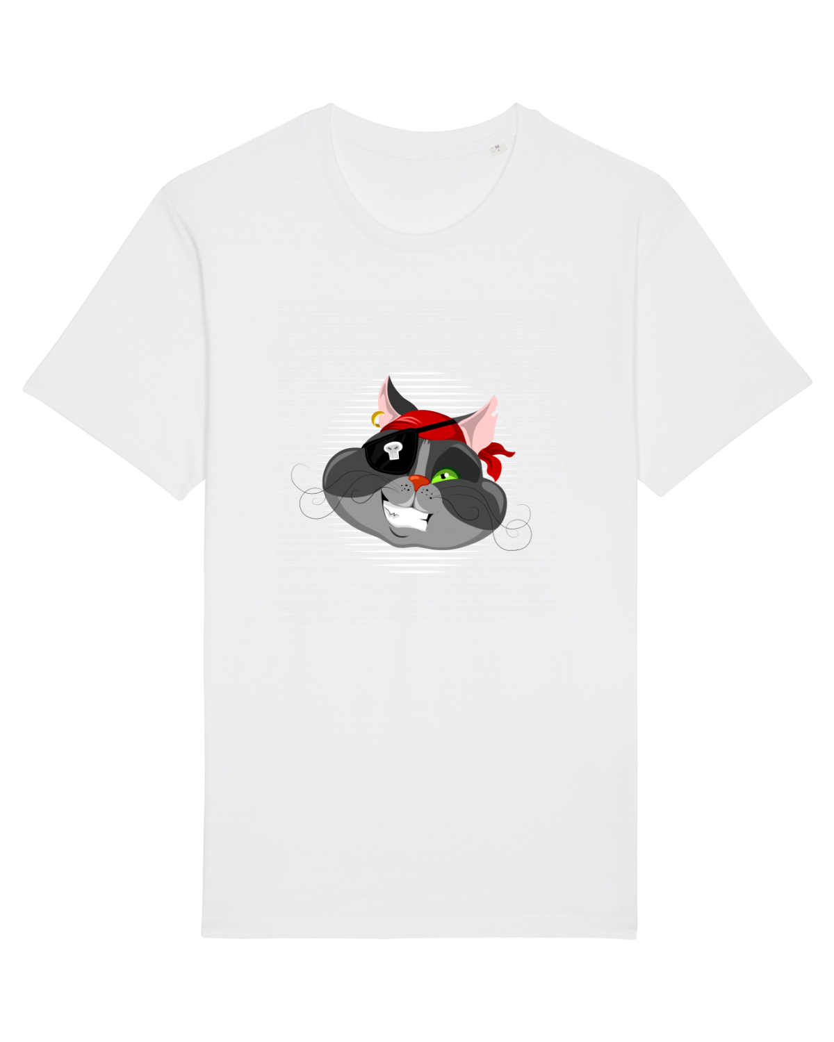 Tricou mânecă scurtă Unisex Rocker White
