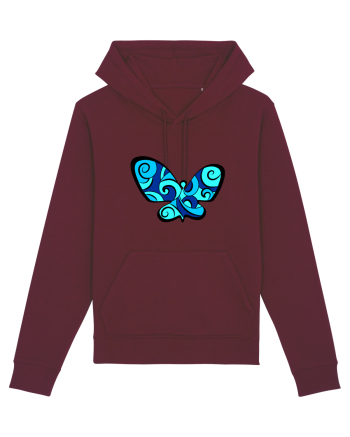 Fluture albastru Burgundy