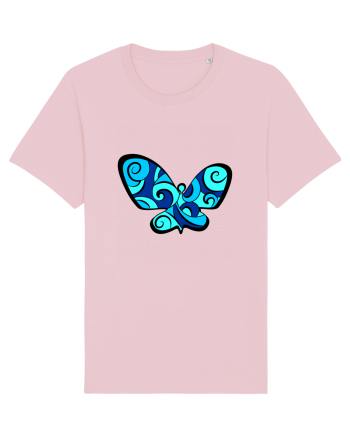 Fluture albastru Cotton Pink