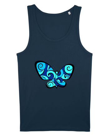 Fluture albastru Navy