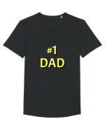 Cel mai bun tata! Tricou mânecă scurtă guler larg Bărbat Skater