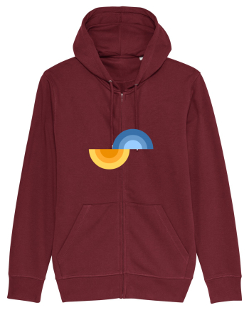 Forme abstracte Burgundy
