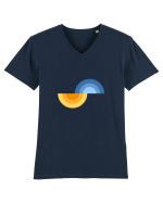 Forme abstracte Tricou mânecă scurtă guler V Bărbat Presenter