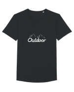 Outdoor Tricou mânecă scurtă guler larg Bărbat Skater