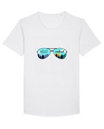 Weekend! Tricou mânecă scurtă guler larg Bărbat Skater