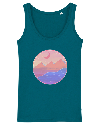 Pyramids - textured style Ocean Depth
