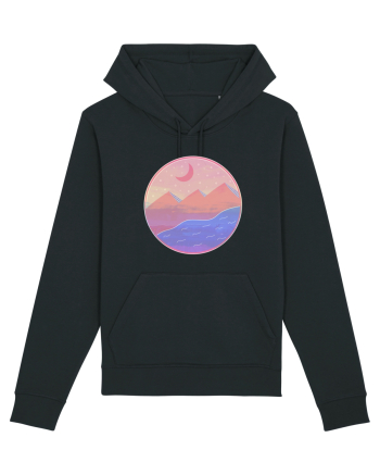Pyramids - textured style Black