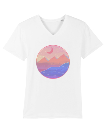 Pyramids - textured style White