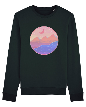 Pyramids - textured style Bluză mânecă lungă Unisex Rise