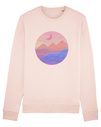 Pyramids - textured style Candy Pink