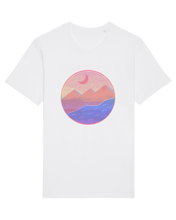 Pyramids - textured style White