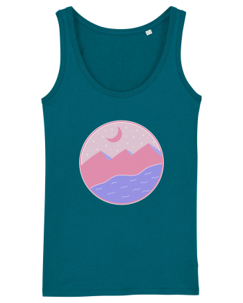 Pyramids - flat style Ocean Depth