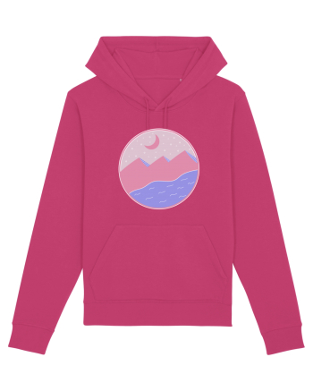 Pyramids - flat style Raspberry
