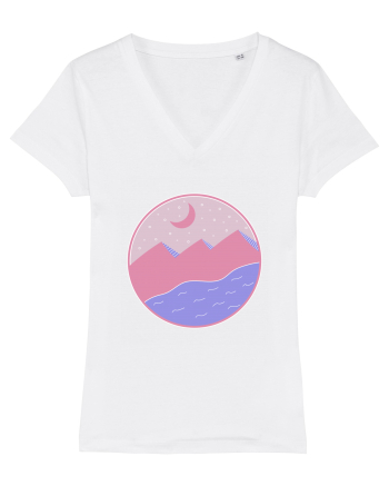 Pyramids - flat style White