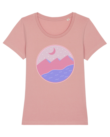 Pyramids - flat style Canyon Pink