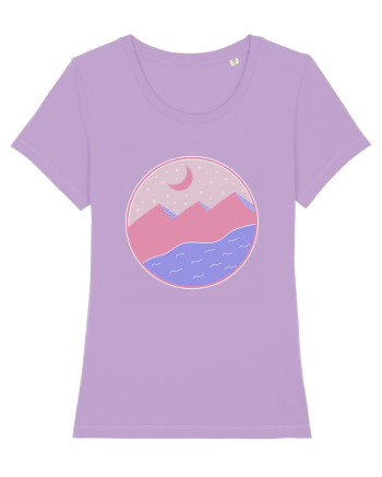 Pyramids - flat style Lavender Dawn