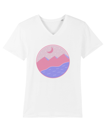 Pyramids - flat style White