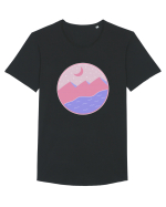 Pyramids - flat style Tricou mânecă scurtă guler larg Bărbat Skater