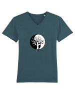 Copac mistic Tricou mânecă scurtă guler V Bărbat Presenter