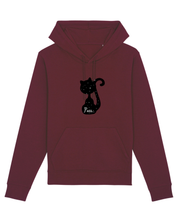 Pisica nocturna Burgundy