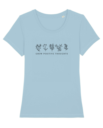 Grow Positive Thoughts Sky Blue