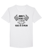 Fii perseverent Tricou mânecă scurtă guler larg Bărbat Skater
