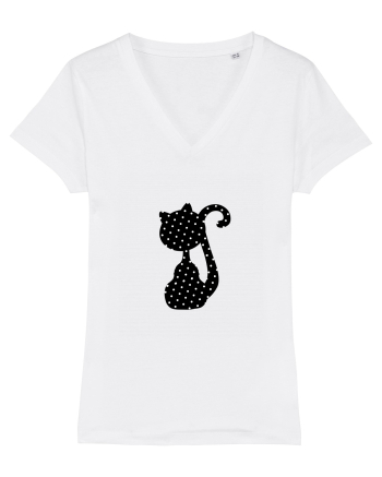 Pisica cu buline White