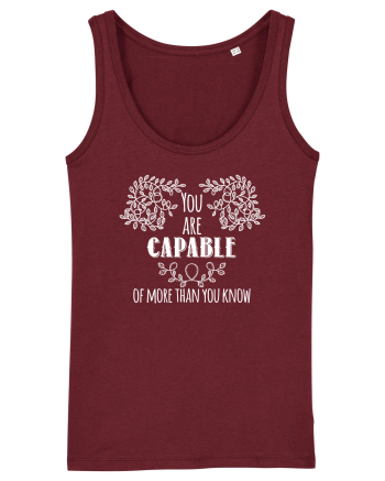 Ești capabil Burgundy