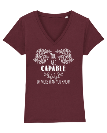 Ești capabil Burgundy