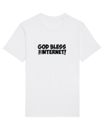 God Bless the Internet! Tricou mânecă scurtă Unisex Rocker