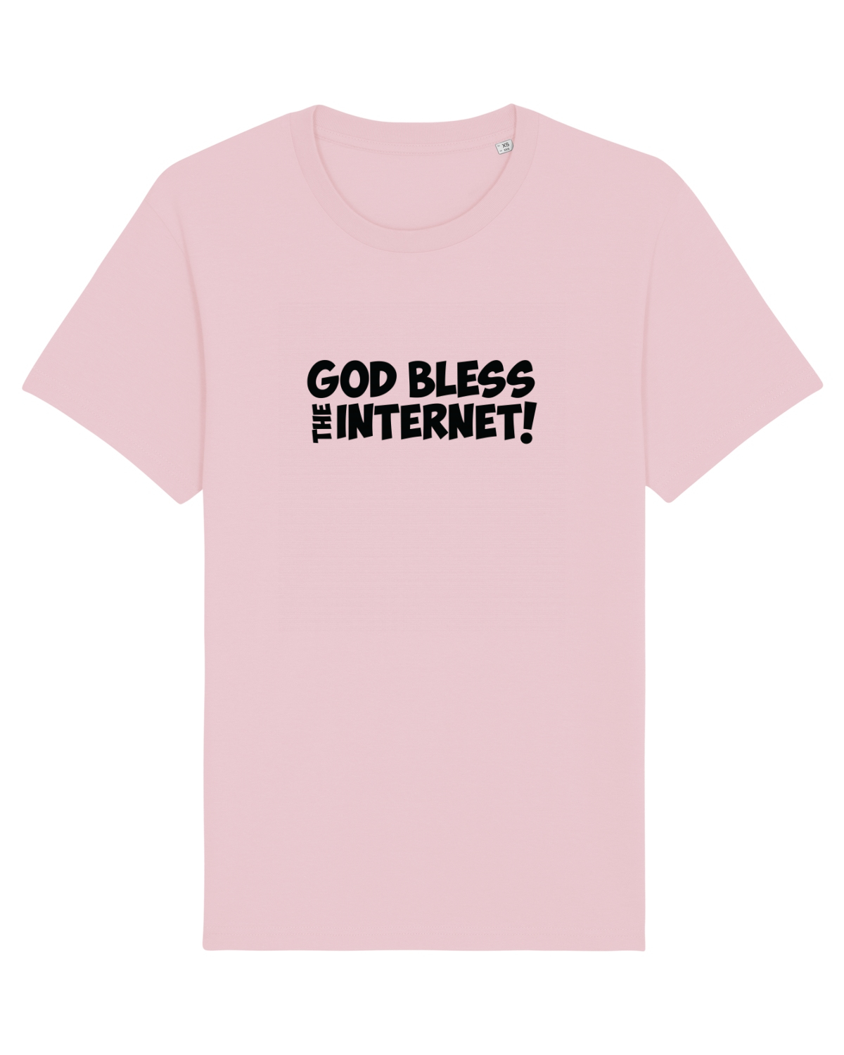 Tricou mânecă scurtă Unisex Rocker Cotton Pink
