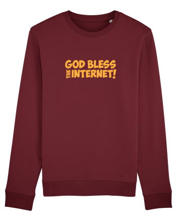 God Bless the Internet! Burgundy