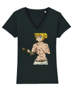 Sexy Melodias Tricou mânecă scurtă guler V Damă Evoker