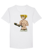 Sexy Melodias Tricou mânecă scurtă guler larg Bărbat Skater
