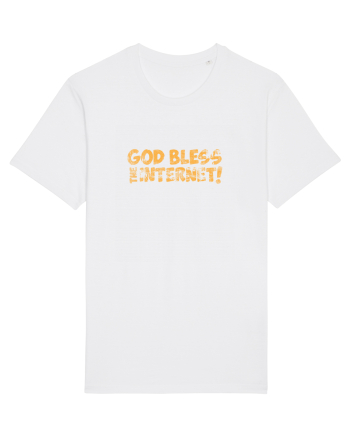 God Bless the Internet! (grunge) White