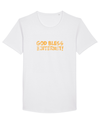 God Bless the Internet! (grunge) White