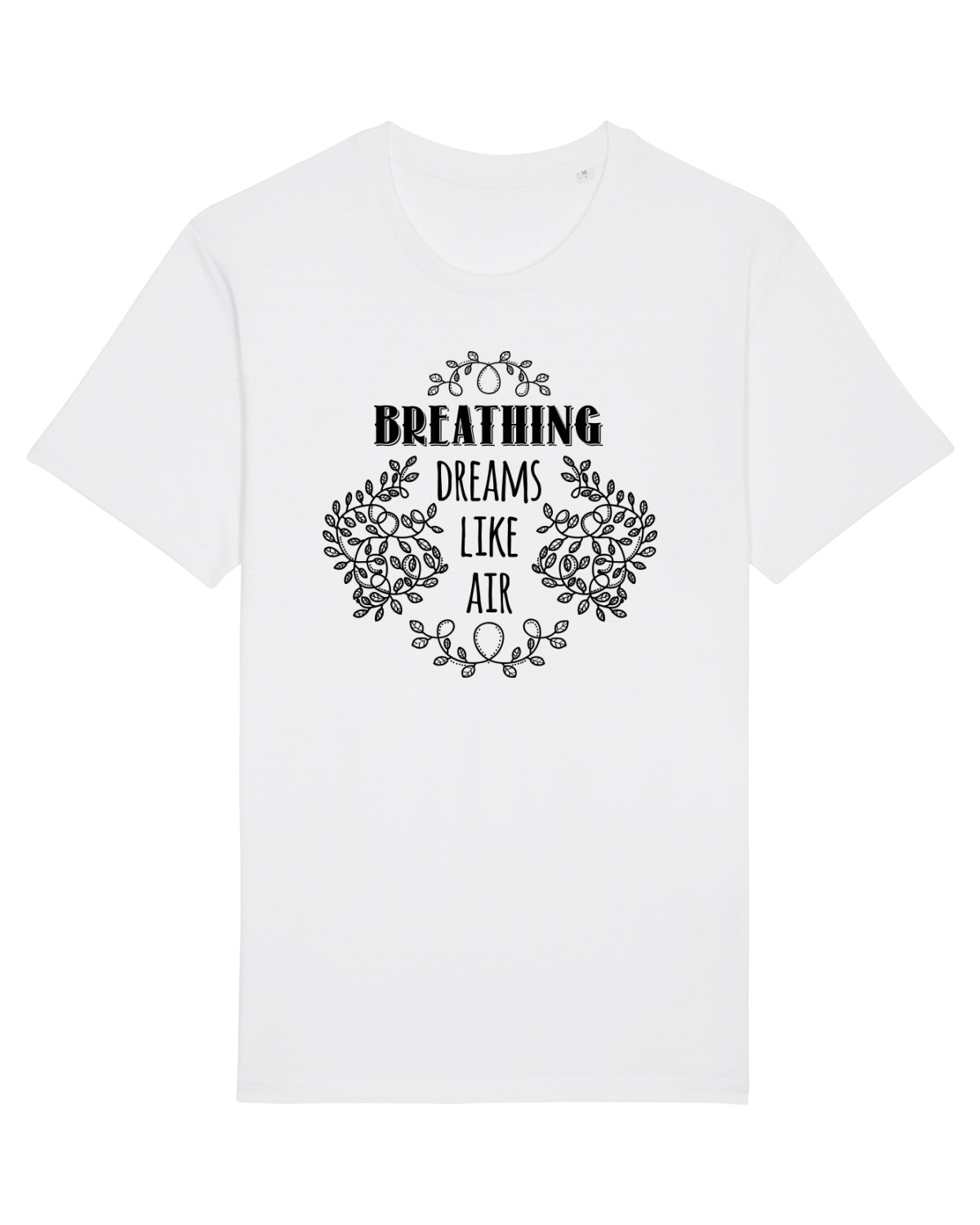 Tricou mânecă scurtă Unisex Rocker White
