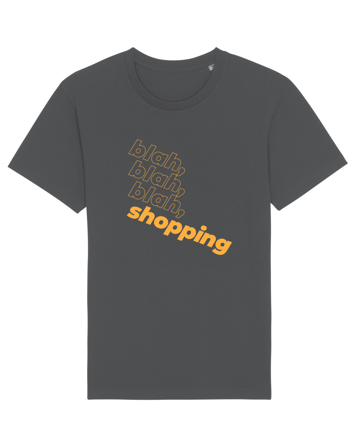 Tricou mânecă scurtă Unisex Rocker Anthracite