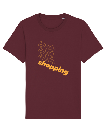 blah, blah, blah, shopping Burgundy