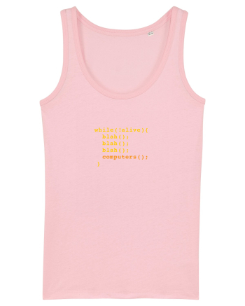 blah, blah, blah, computers Cotton Pink