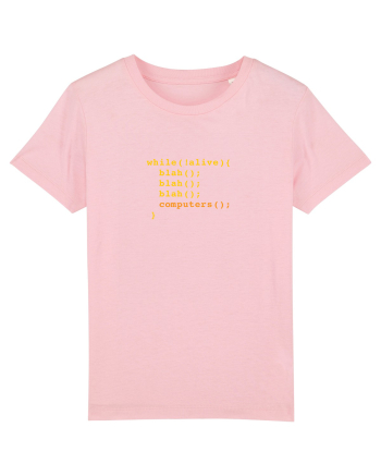 blah, blah, blah, computers Cotton Pink